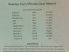 AWH and Grandpa Ray’s Ultimate Deer Mineral